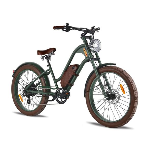 Beach Cruiser E-Bike Ride Bike Style Vacay Standard 500W 48V Rear Hub Moto | Vacay Rear Hub