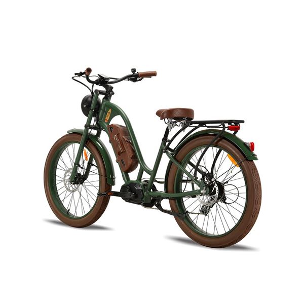Beach Cruiser E-Bike Ride Bike Style Vacay Standard 500W 48V Mid Drive Moto | Vacay Mid Drive