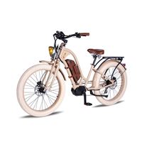 Beach Cruiser E-Bike Ride Bike Style Vacay Standard 500W 48V Mid Drive Moto | Vacay Mid Drive