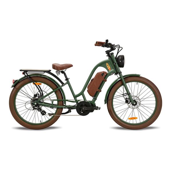 Beach Cruiser E-Bike Ride Bike Style Vacay Standard 500W 48V Mid Drive Moto | Vacay Mid Drive