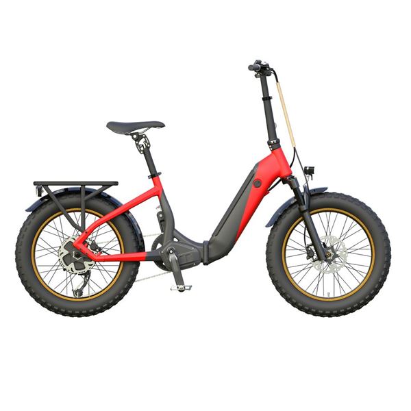 Electric Bike Folding E-Bike for Adults, 20"*4.0 Fat Tire Electric Bicycle, 48V 14Ah Battery | FD-RK1