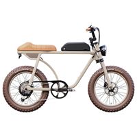 Retro Motor-Style Fat Tire E-Bike - 45mph Top Speed, Vintage Design, 750W Motor | FAT-RK3