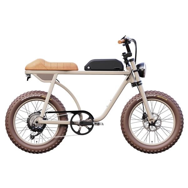 Retro Motor-Style Fat Tire E-Bike - 45mph Top Speed, Vintage Design, 750W Motor | FAT-RK3