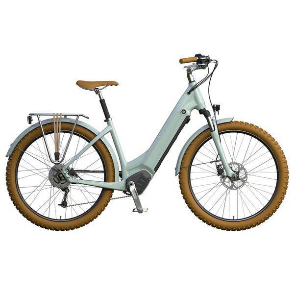 Daily Commuter Bike - Slip-Resistant Tires Quiet Ride Rush Hour Solution | Vancouver-Blue