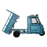 Electric Tricycle Three-Wheeler with Semi-Canopy – Heavy-Duty Cargo & Passenger Transport for Home Use | TW-RK2