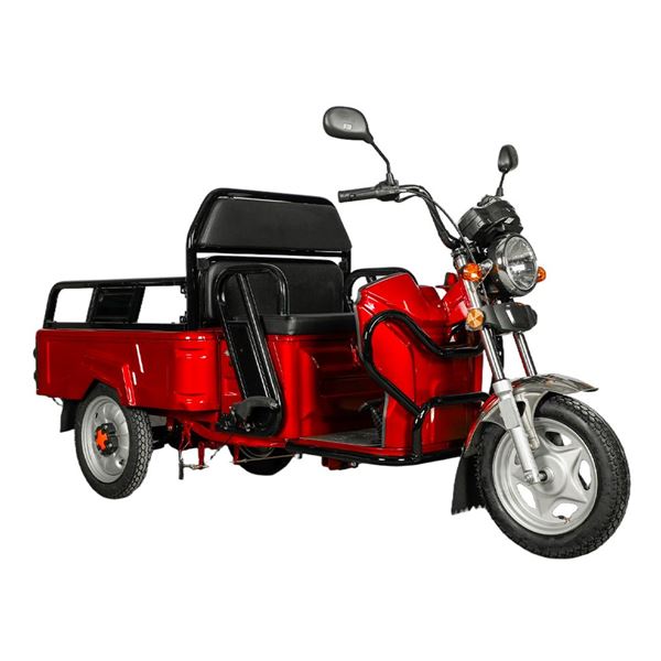 EEC Approved Passenger & Cargo Dual-Use Electric Tricycle for Agricultural & Home Cargo Transport, 650W Motor, 72V Battery | RKHFET06