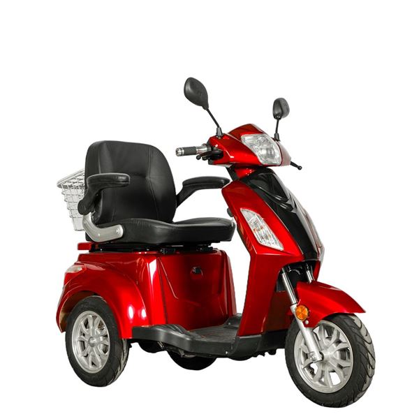 EEC Approved Electric Tricycle for Seniors Home Use with Large-Capacity Shelf & Hidden Storage, 500W Motor, Multiple Battery Options | RKHFET09