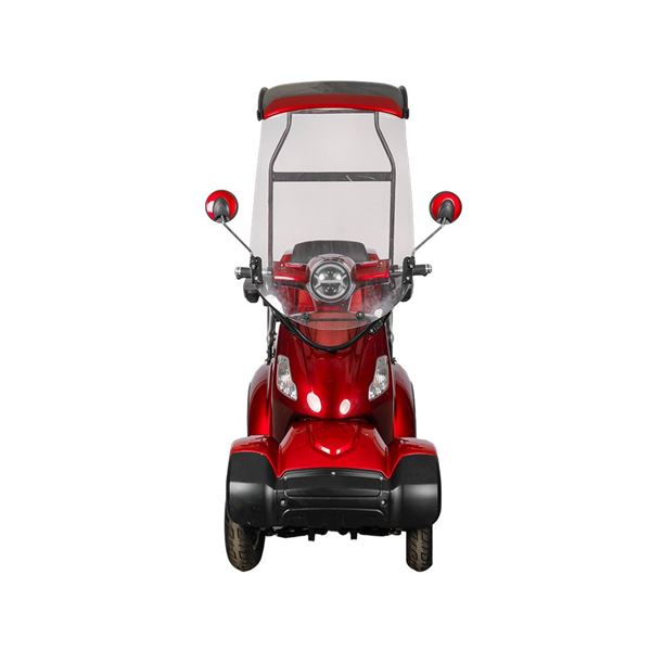 EEC Approved Electric Tricycle for Seniors – Integrated Sunshade & Windproof Canopy, 650W Motor, 60V 32Ah Battery Mobility Scooter | RKHFES01