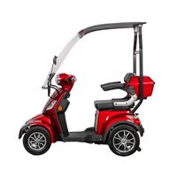 EEC Approved Electric Tricycle for Seniors – Integrated Sunshade & Windproof Canopy, 650W Motor, 60V 32Ah Battery Mobility Scooter | RKHFES01
