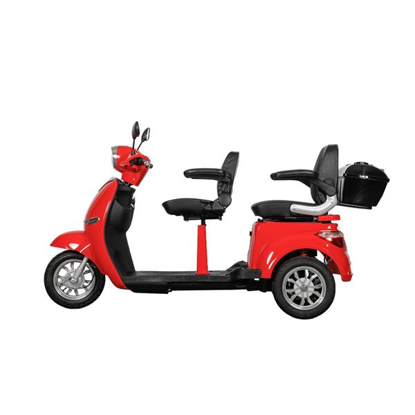 EEC Approved 2-Seat Electric Tricycle – 650W Motor, Mobility Scooter for Adults, Disabled & Home Daily Use | RKHFET02