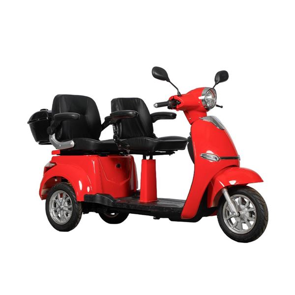 EEC Approved 2-Seat Electric Tricycle – 650W Motor, Mobility Scooter for Adults, Disabled & Home Daily Use | RKHFET02