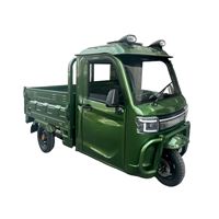 EEC Certified Electric Cargo Trike with Semi-Canopy - Heavy-Duty Transport for Home & Passenger Use | TW-RK2-EEC