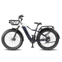 Factory Wholesale Snow Mountain Bike Lithium Battery Fat Tire Variable Speed Shock Absorption off-Road Electric Bicycle for male | Span High Step
