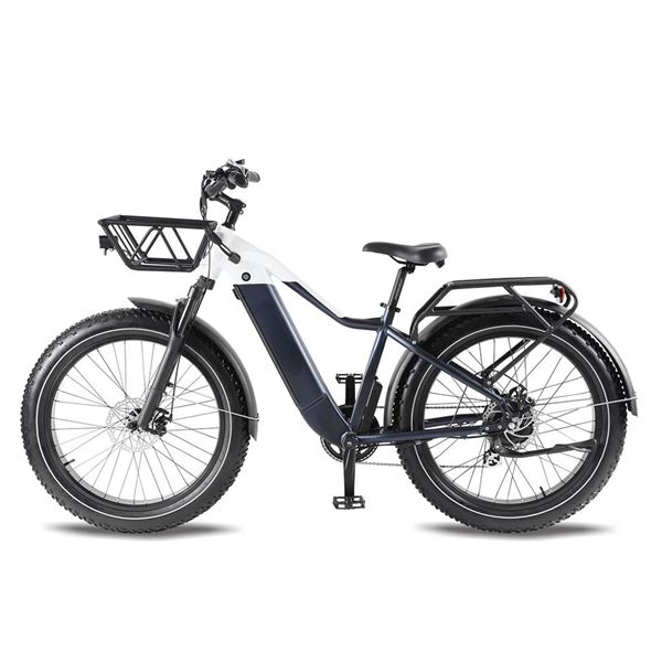 Factory Wholesale Snow Mountain Bike Lithium Battery Fat Tire Variable Speed Shock Absorption off-Road Electric Bicycle for male | Span High Step