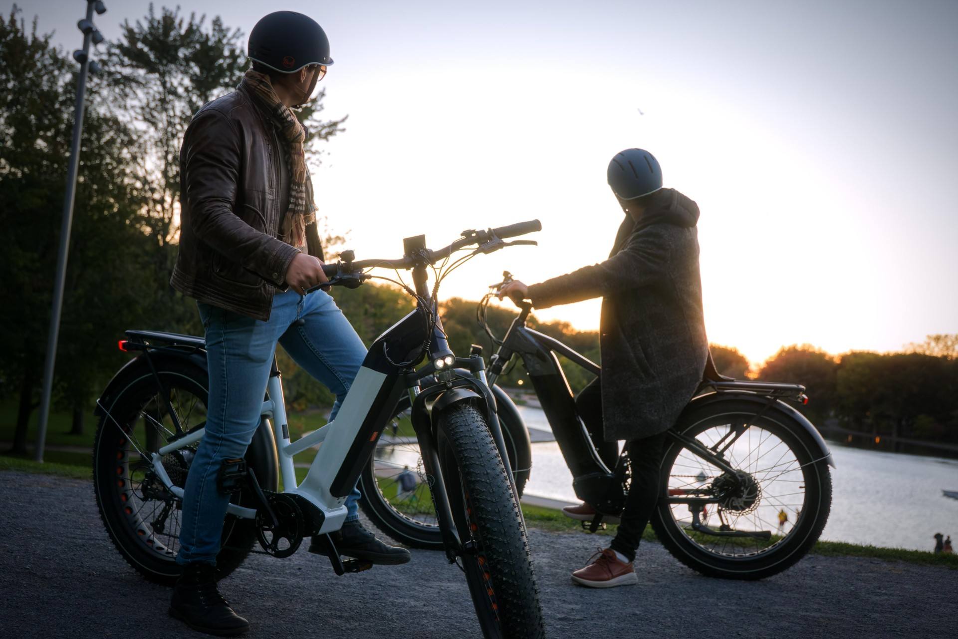 Fat Wheel Electric Bike for Adults Peak 750W Electric Bicycle 48V 20Ah Battery 26"Fat Tire Mountain 7 Speed Ebike for male | Grizzly high step