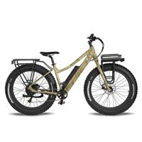 Fat Tire Bike for Jungle & Off-Road - 26" x 4.5 Steel Frame, Camouflage Design, All-Terrain Tires | Boar Hunter