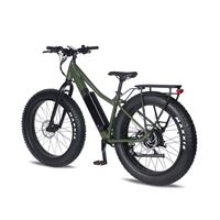 Fat Tire Bike for Jungle & Off-Road - 27.5"x 4.5 Steel Frame, Camouflage Green Design, All-Terrain Tires | Boar Explorer