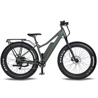 Fat Tire Bike for Jungle & Off-Road - 27.5"x 4.5 Steel Frame, Camouflage Green Design, All-Terrain Tires | Boar Explorer