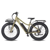 Fat Tire Bike for Jungle & Off-Road - 26" x 4.5 Steel Frame, Camouflage Design, All-Terrain Tires | Boar Hunter